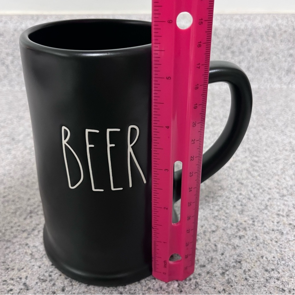Rae Dunn Black and White Beer Mugs Trio - Picture 15 of 16